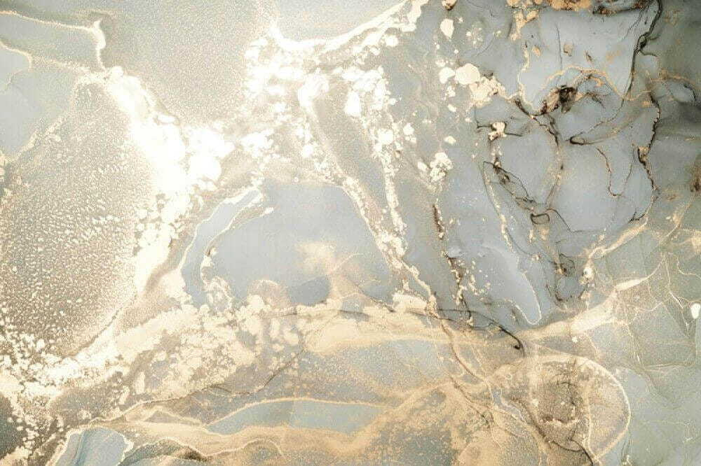 Light veins, golden sheen — full design