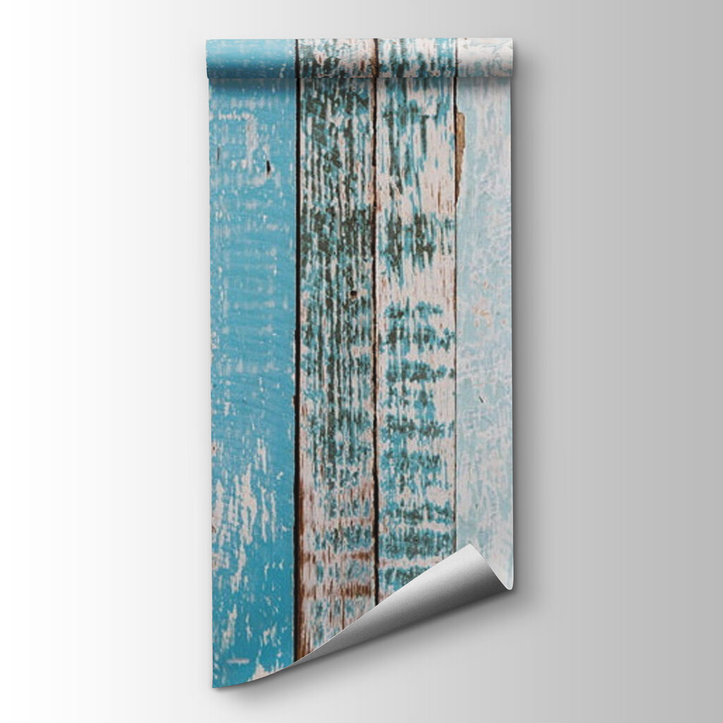 Blue planks with paint — product view