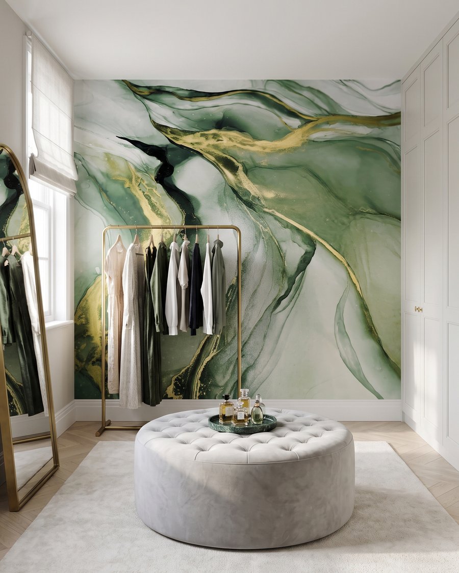 Marble Tributaries in an interior