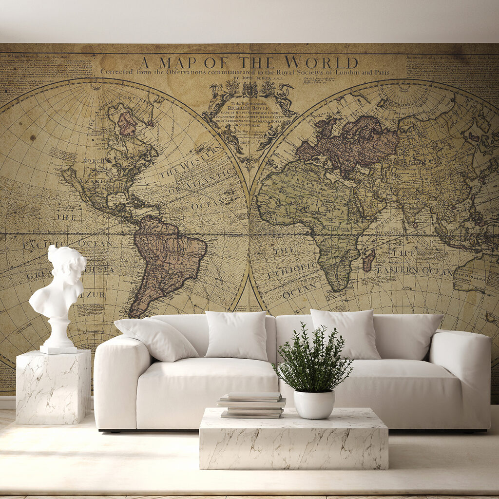 Old world map — interior 2