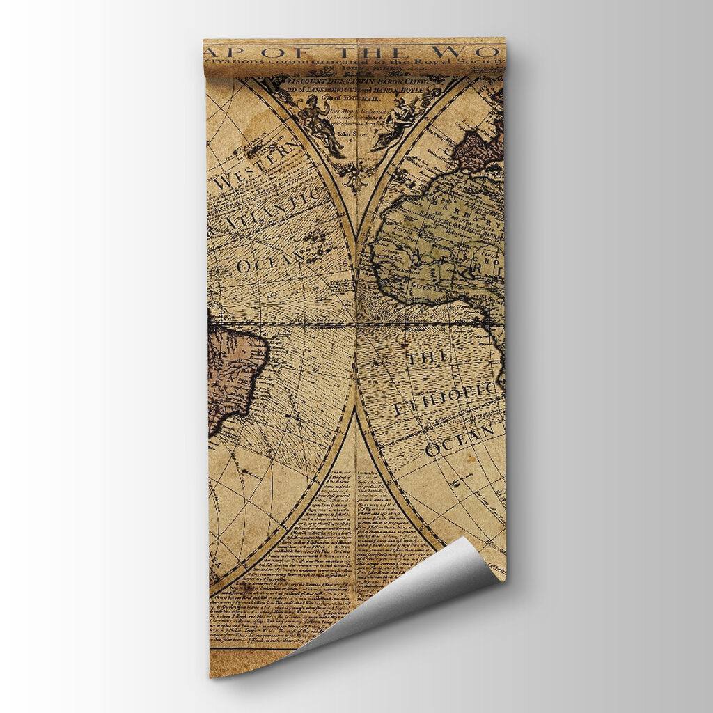 Old world map — product view