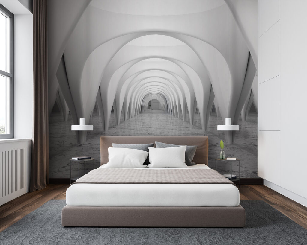 Arches in a hall — interior 1
