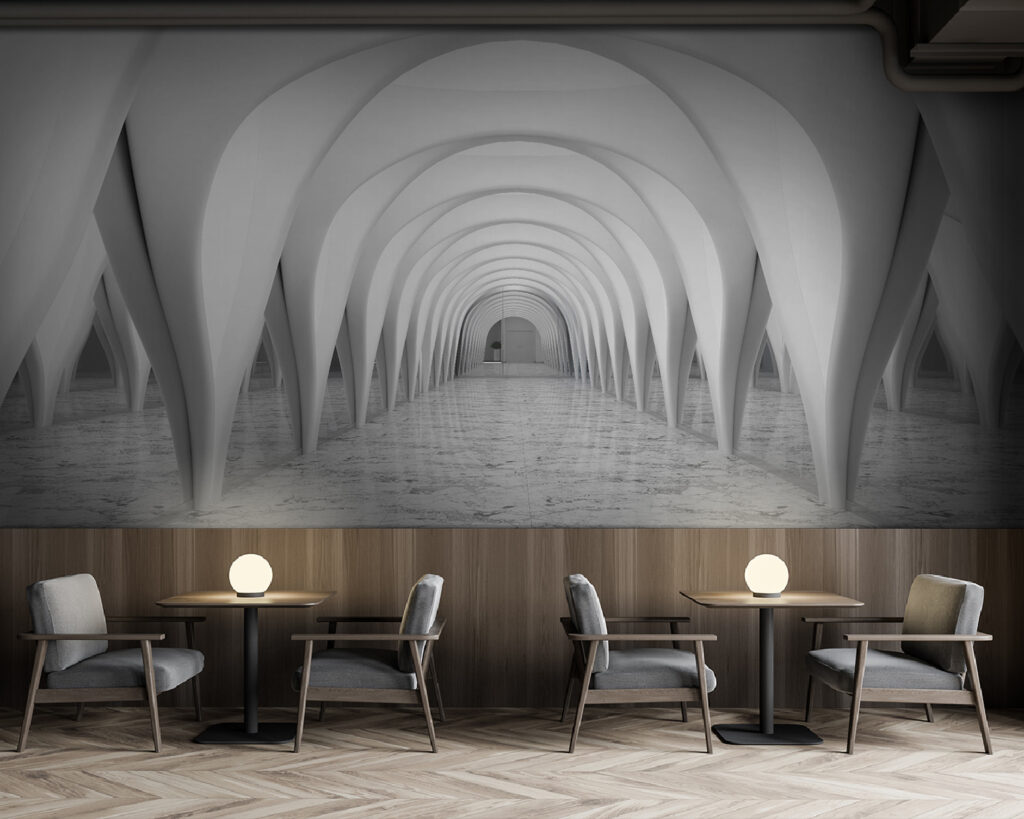 Arches in a hall — interior 5