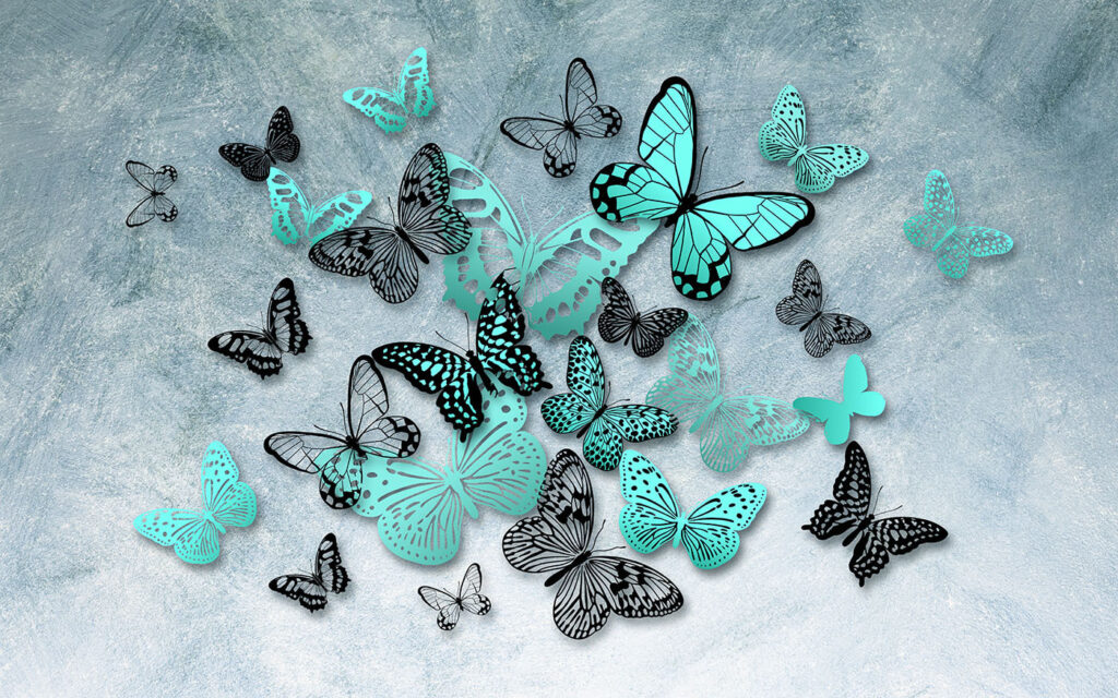 Butterfly Gathering — full design