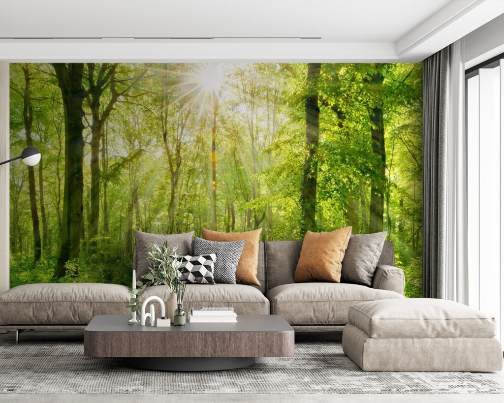 Sunlit Woodland Path — interior 4