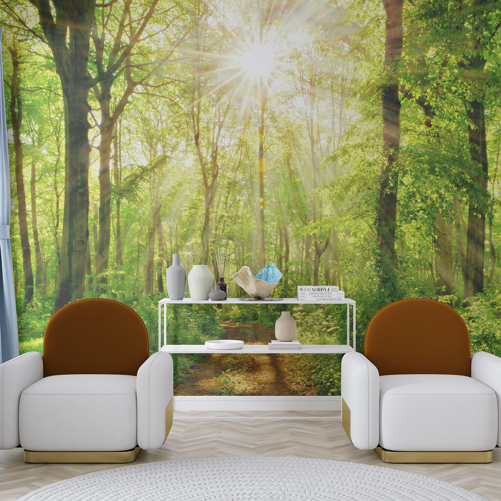 Sunlit Woodland Path — interior 6