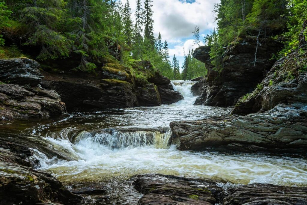 River Through the Rocks — full design