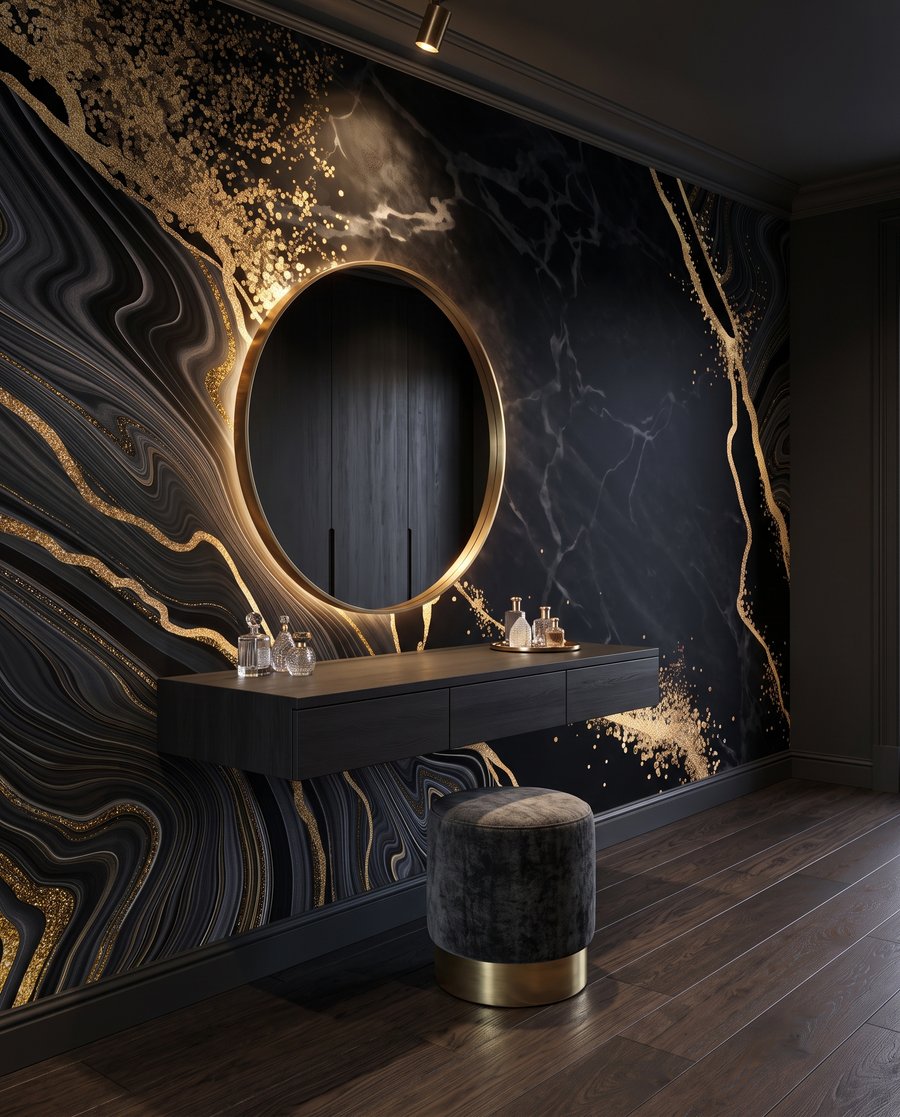 Mineral Rivers in an interior