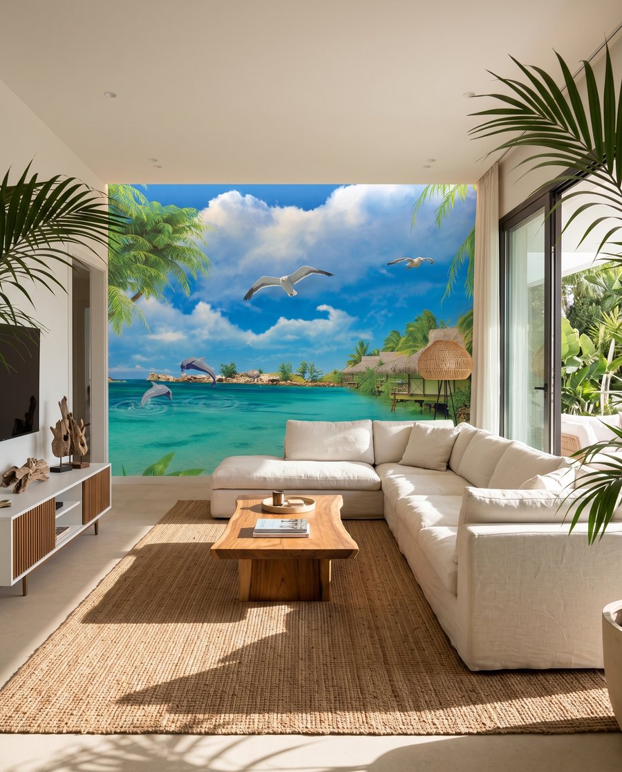 Island Morning in an interior
