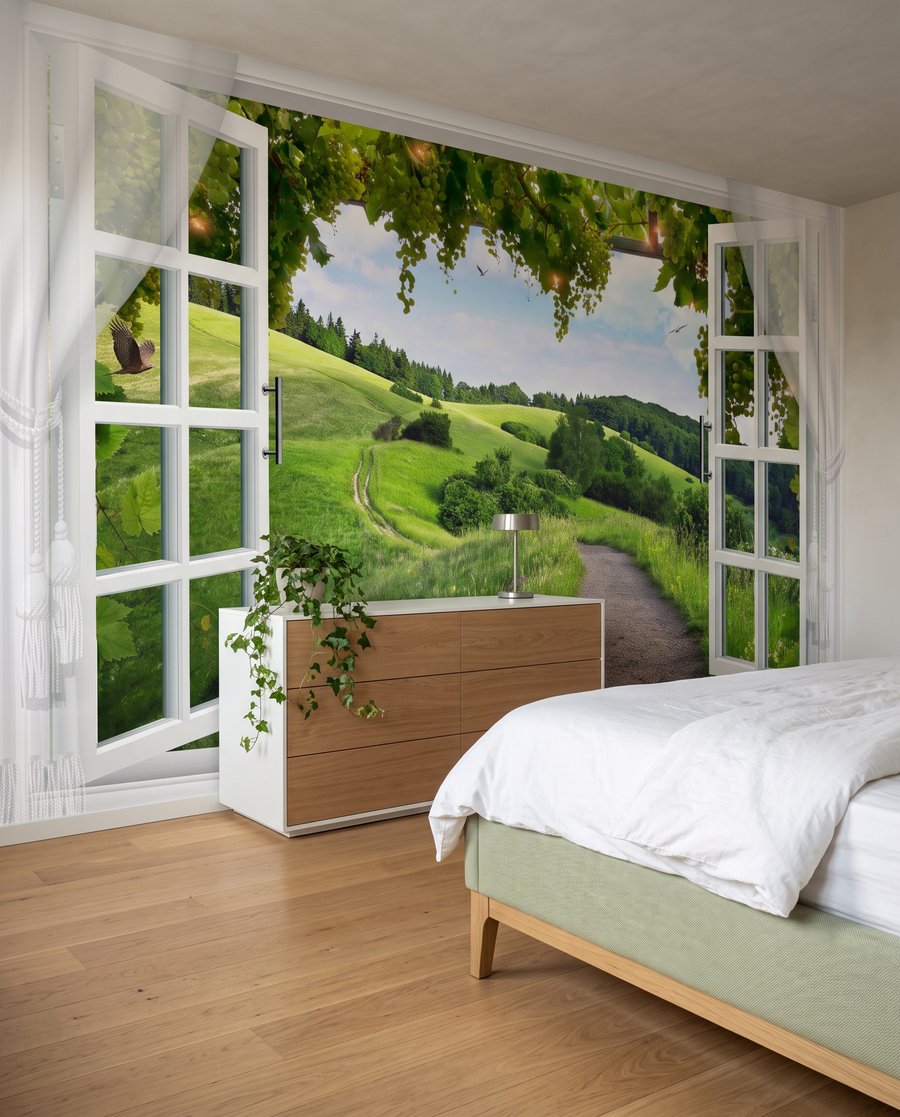 Open to Summer in an interior