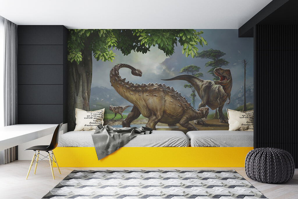 Dinosaurs on the riverbank — interior 11
