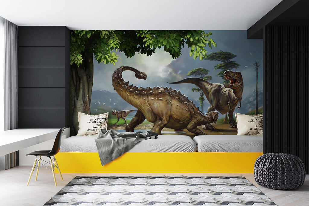 Dinosaurs on the riverbank — interior 13