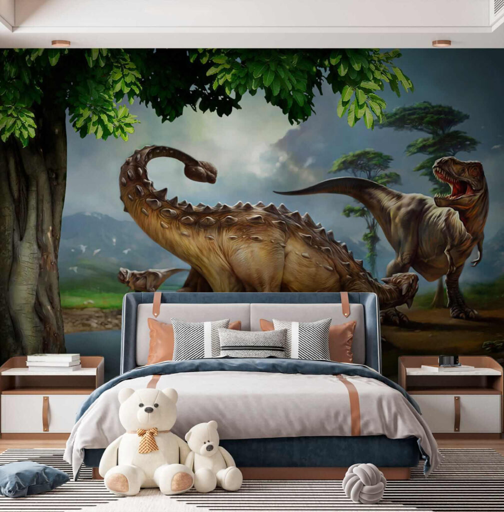 Dinosaurs on the riverbank — interior 4