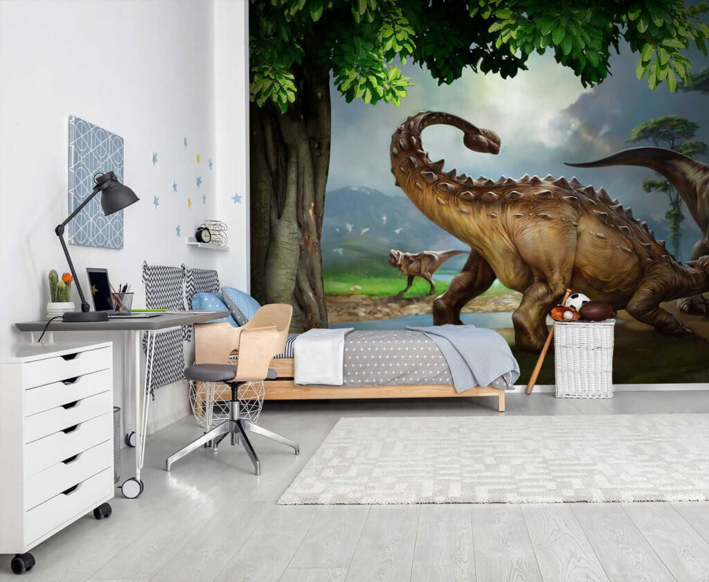 Dinosaurs on the riverbank — interior 7