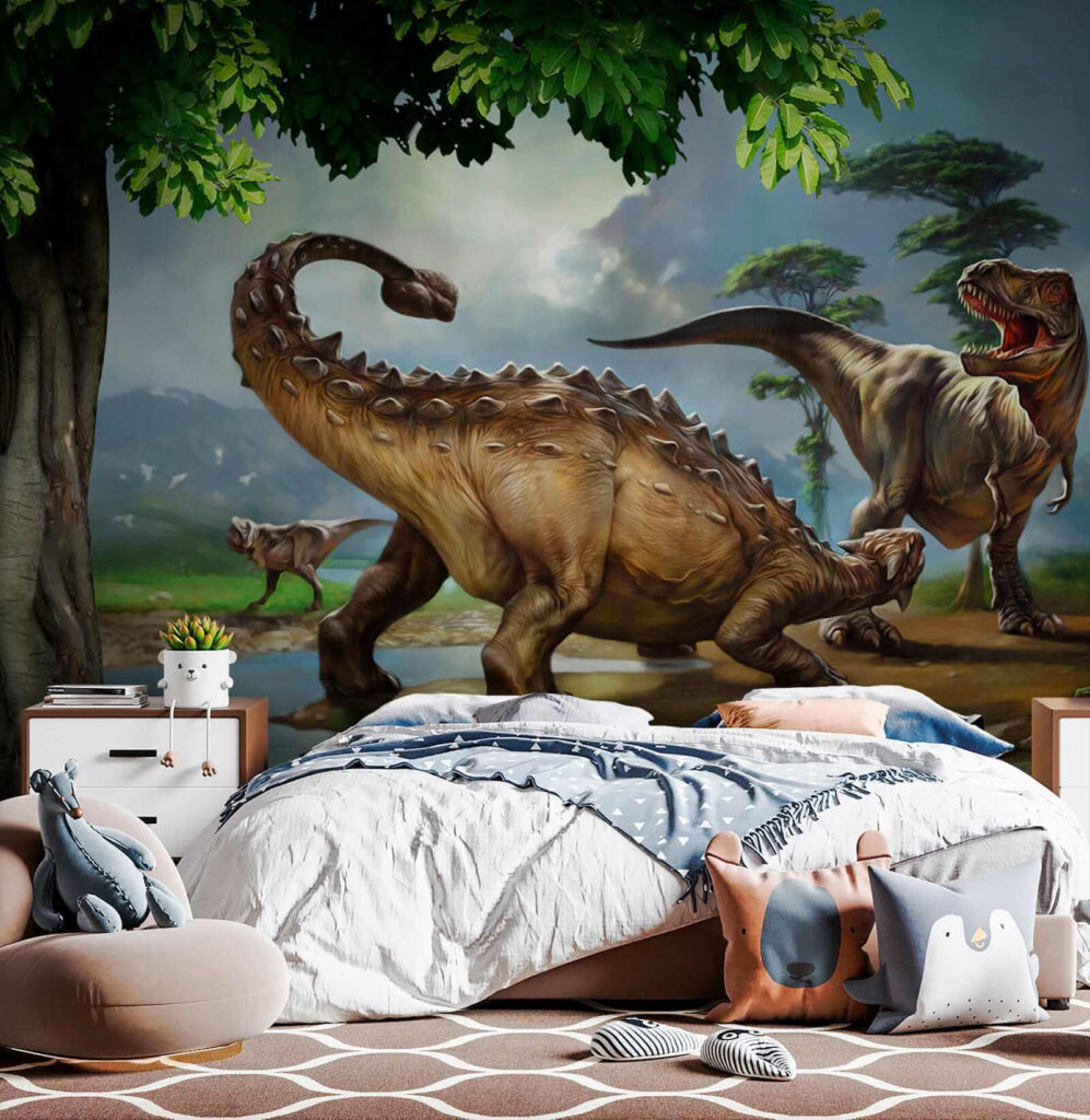 Dinosaurs on the riverbank — interior 9