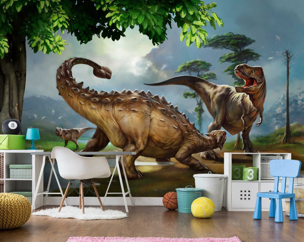 Dinosaurs on the riverbank — interior 10
