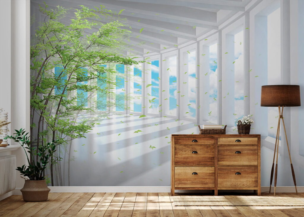 Sunlit Conservatory in an interior