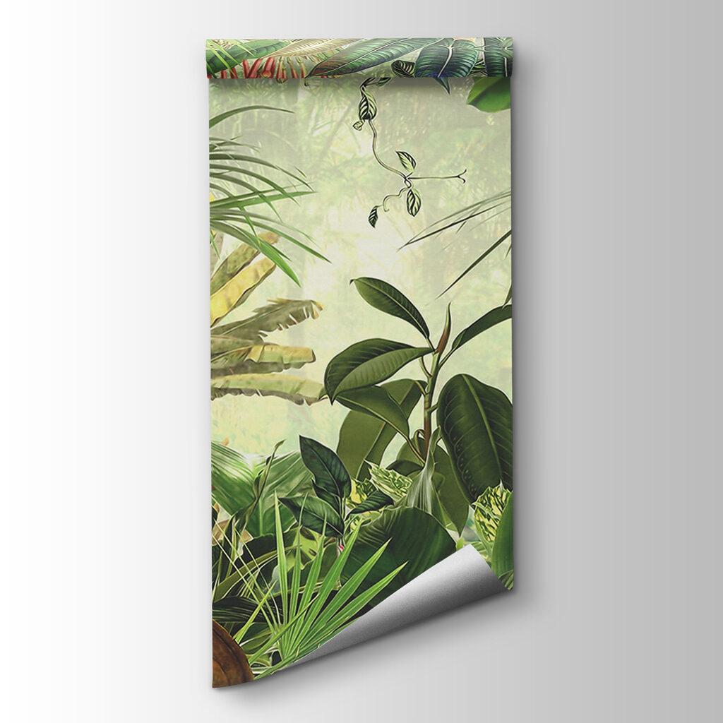 Dense jungle around light — product view