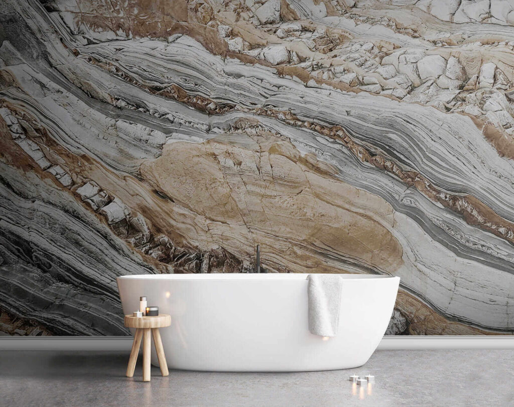 Layered stone effect — interior 4