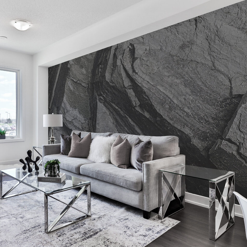 Dark rock layers — interior 7