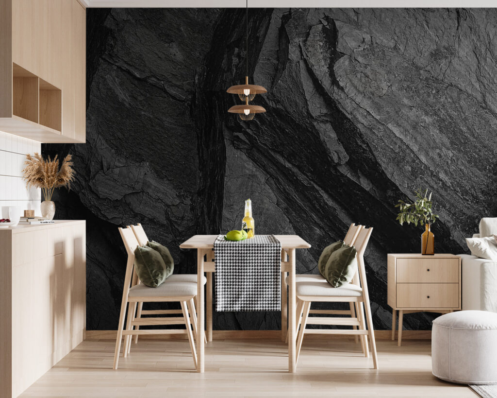 Dark rock layers — interior 5