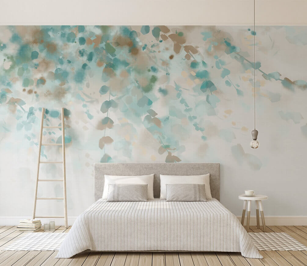 Foliage in Watercolour in an interior