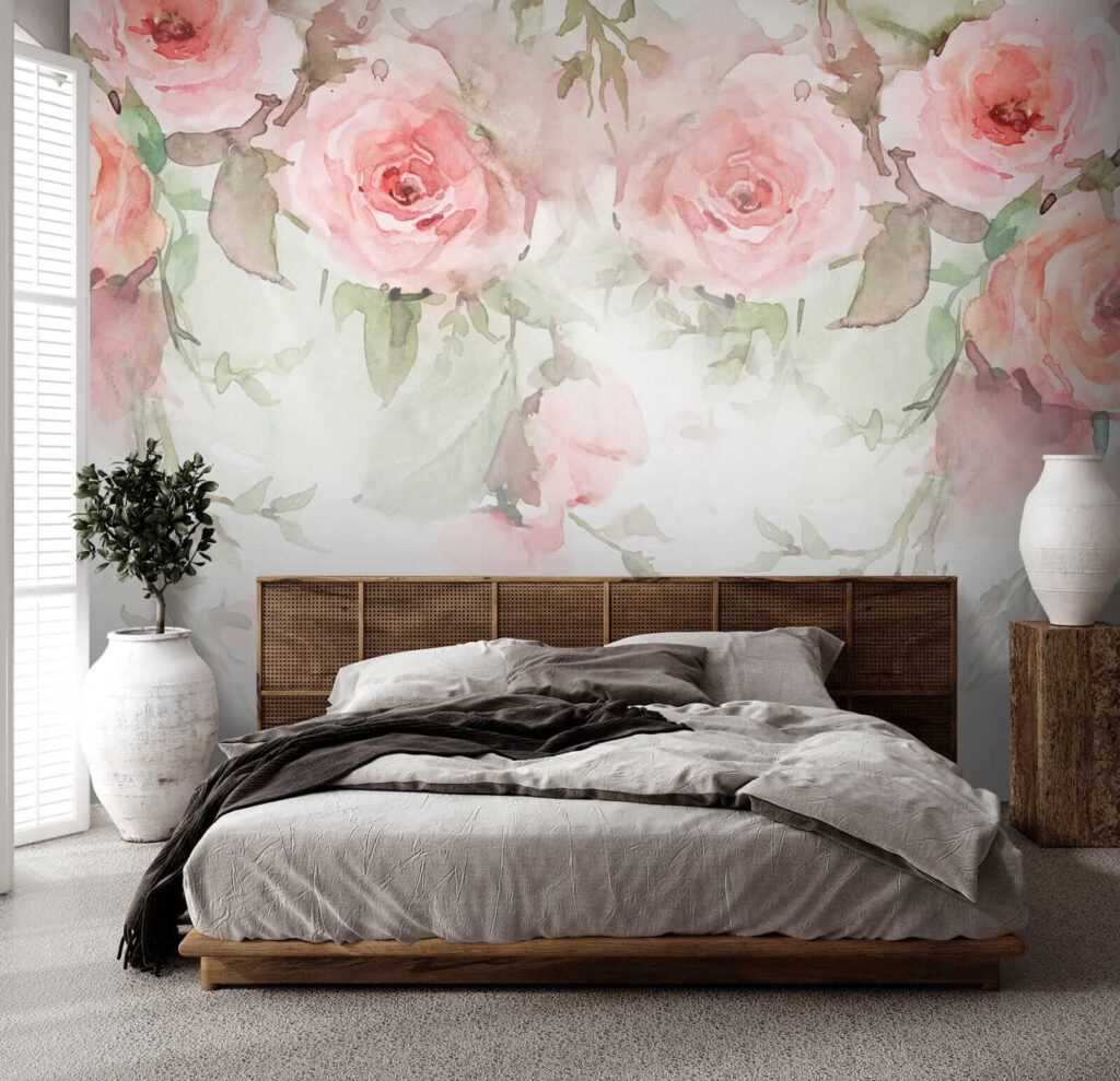 Pink roses overhead — interior 4