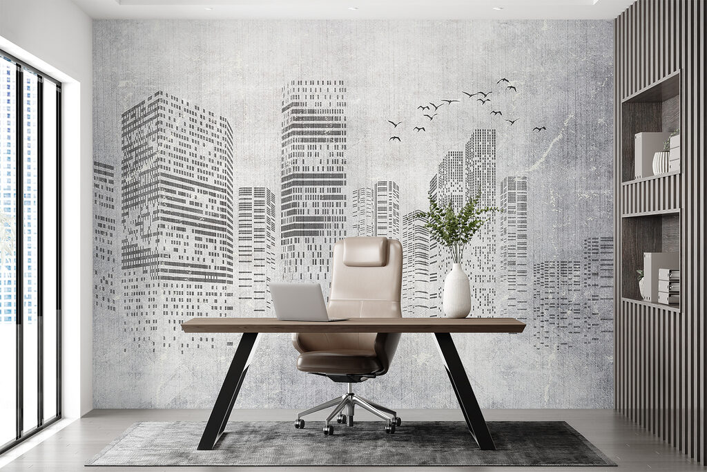 City facades in grey — interior 2
