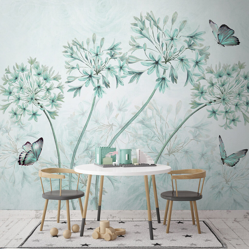 Butterflies and Alliums — interior 3
