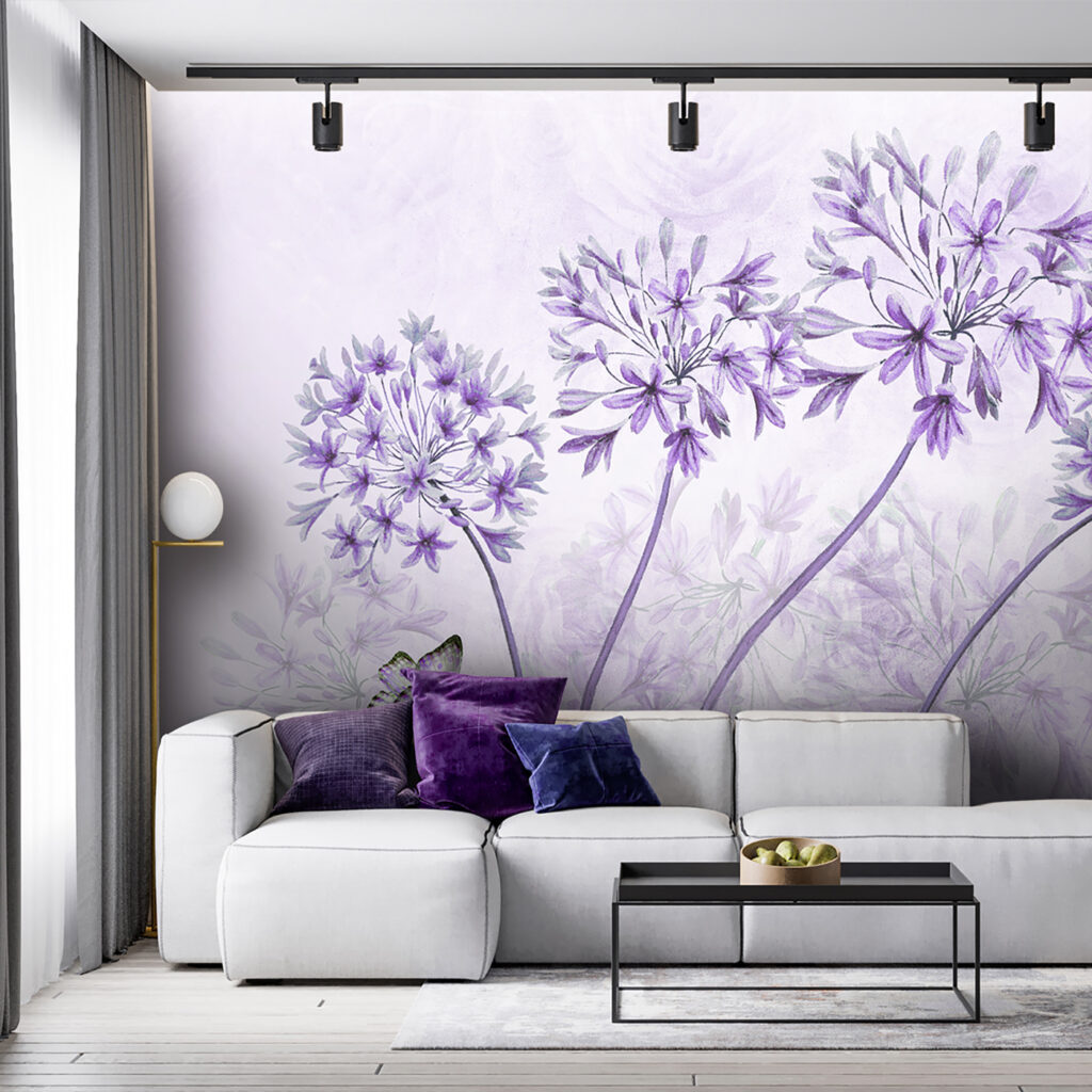 Butterflies and Alliums — interior 1