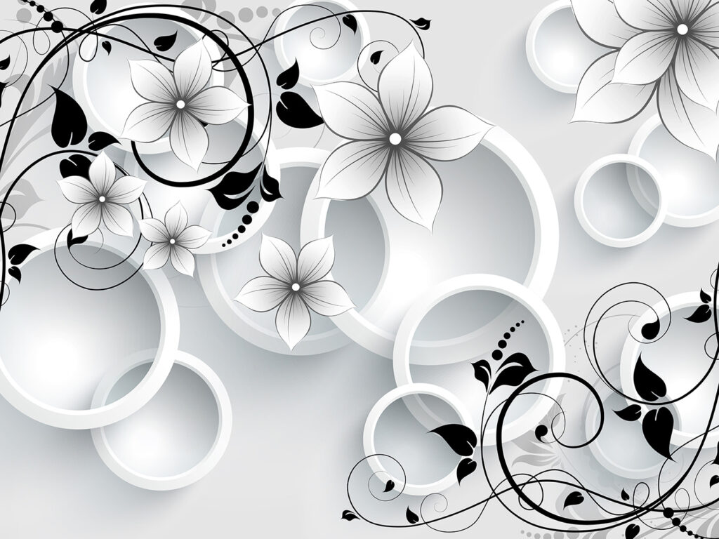 Floral Circles — full design