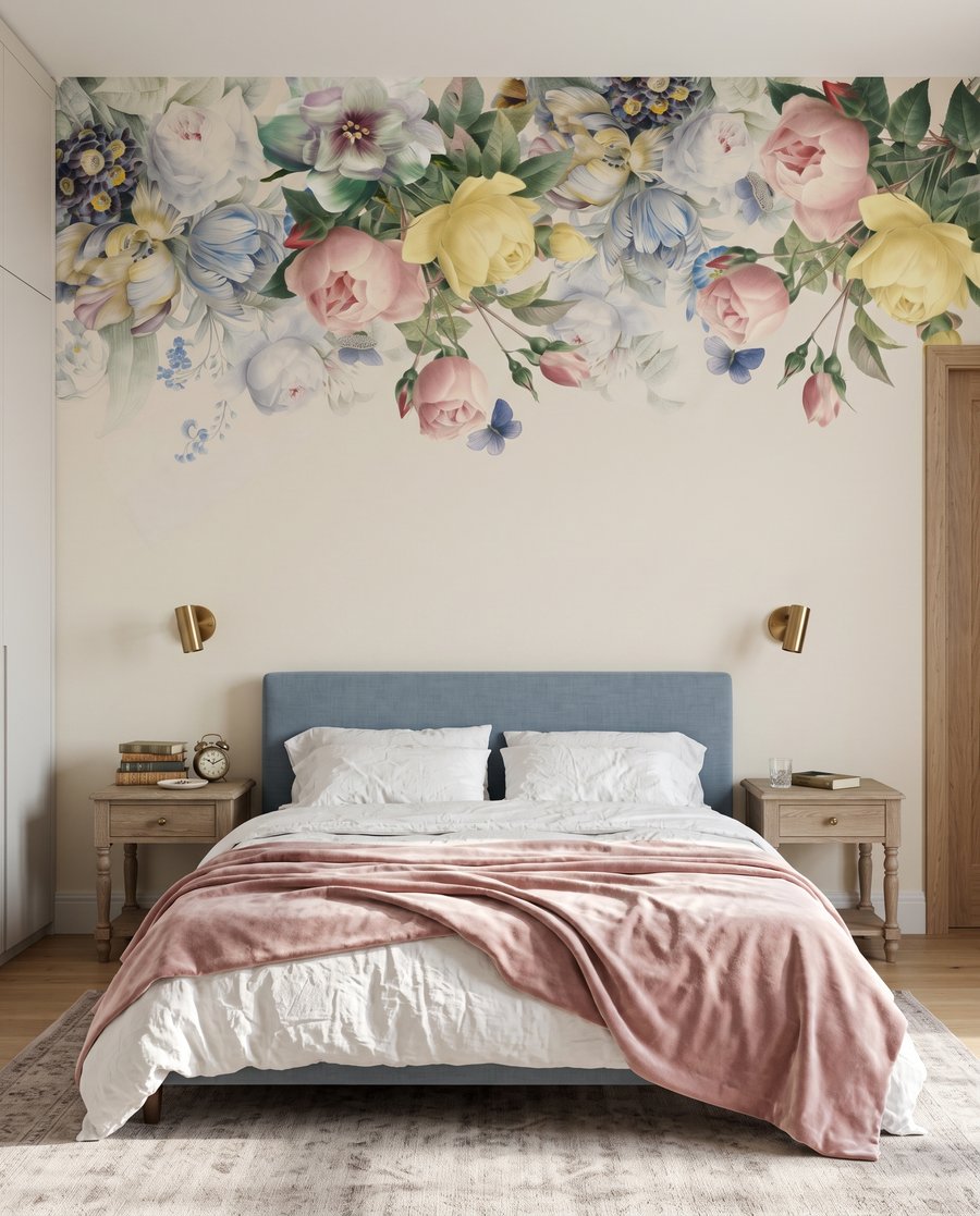 Hanging flower bouquet — interior 2