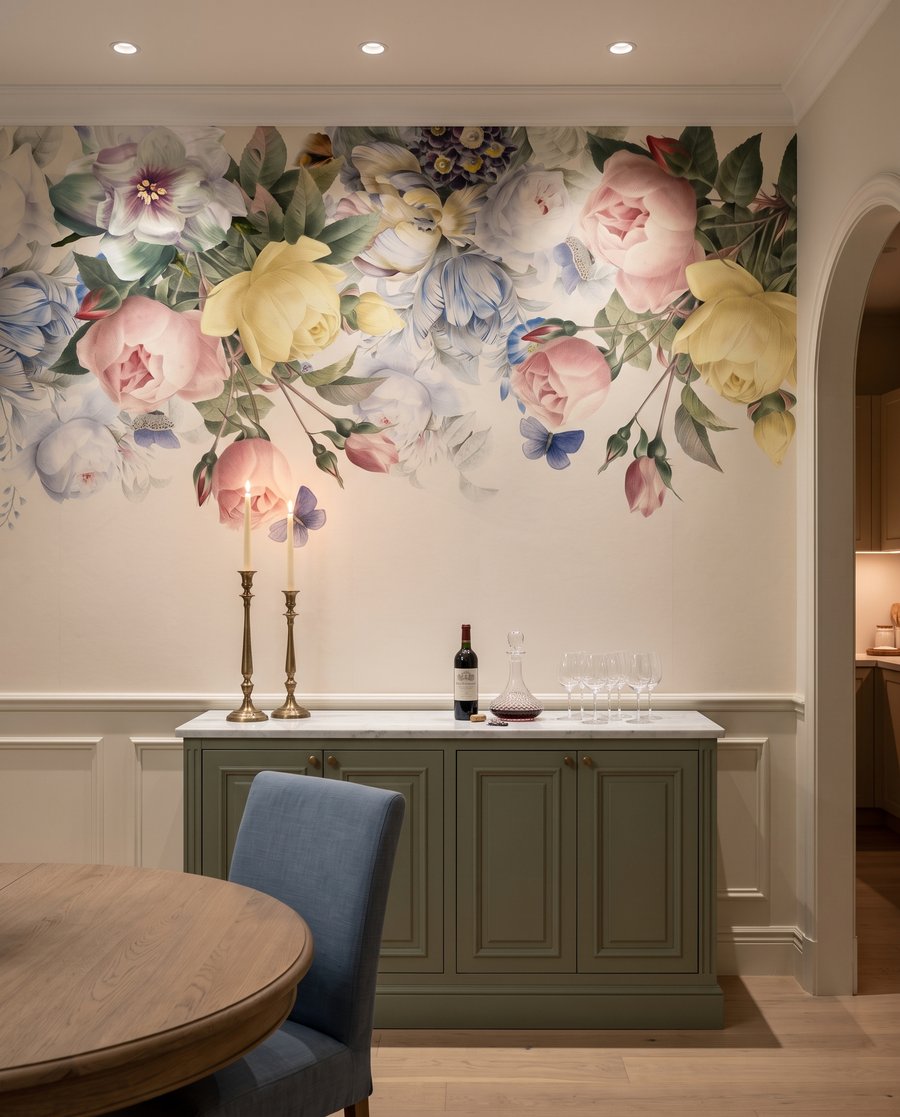 Hanging flower bouquet — interior 5