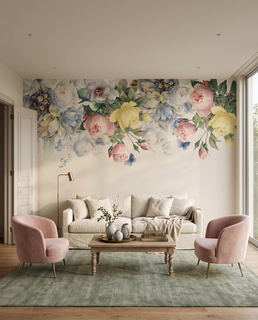 Hanging flower bouquet — interior 6