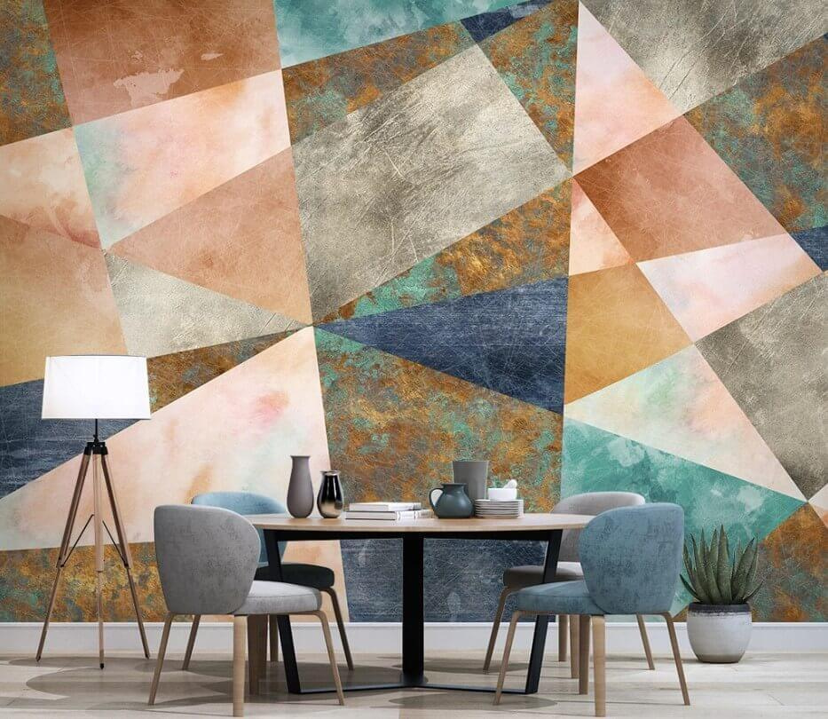Weathered Triangle Mosaic — interior 1