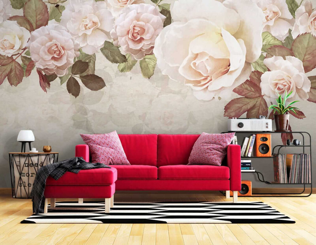 Roses along cream tones — interior 6