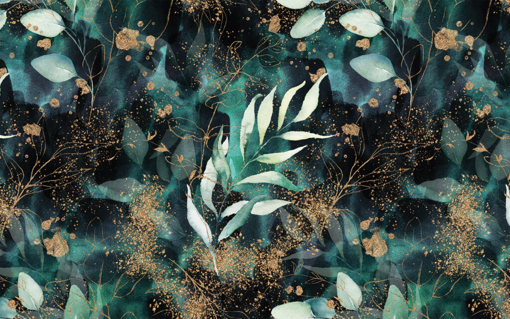 Botanical Nightfall — full design