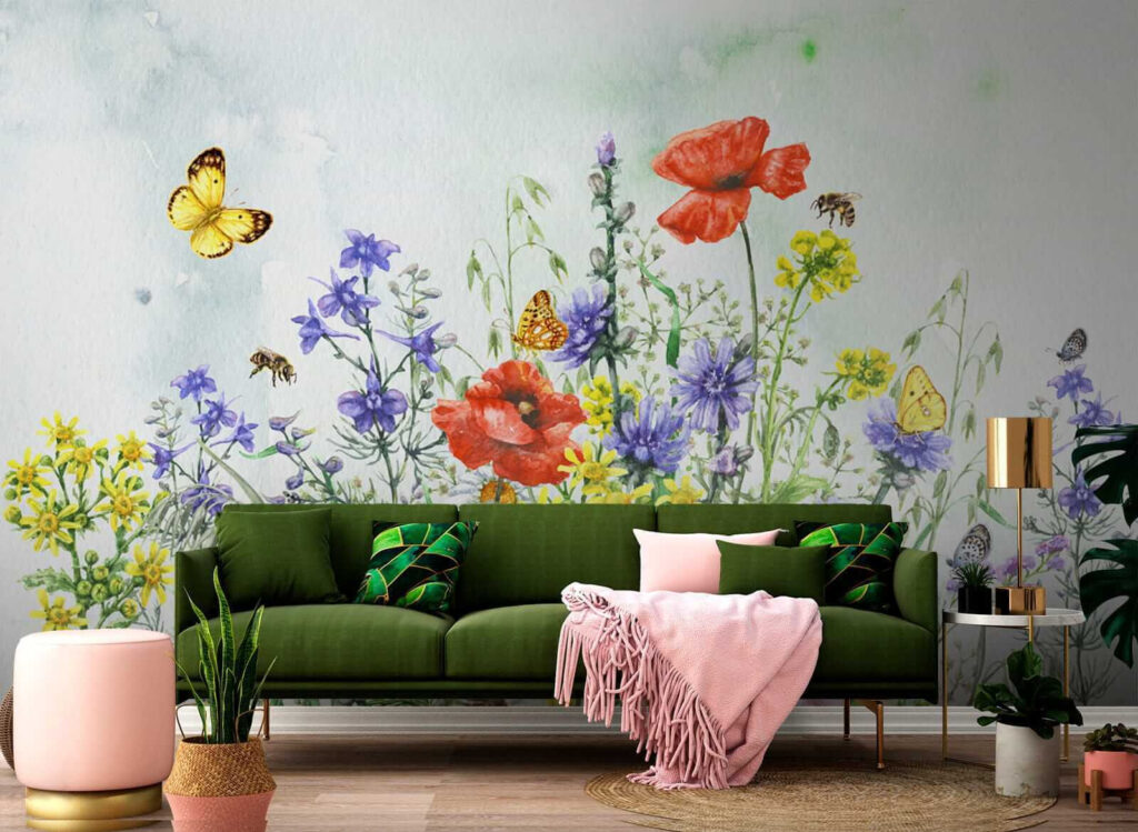 Tall stems in grass — interior 6