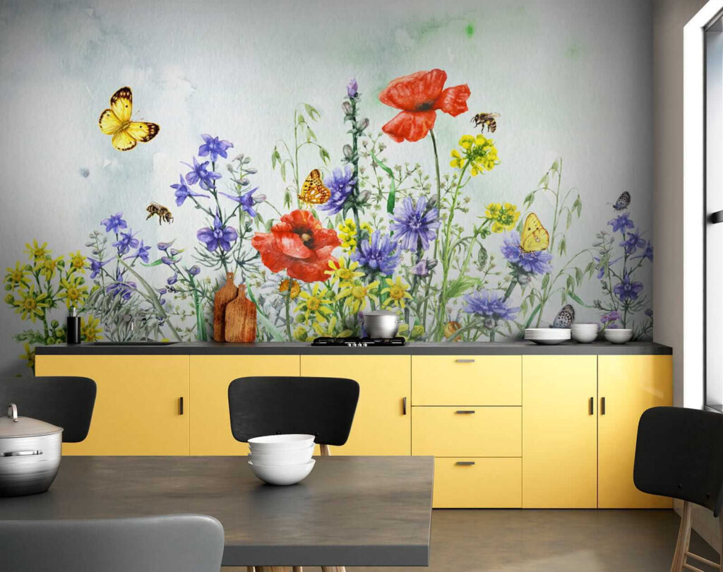 Tall stems in grass — interior 8
