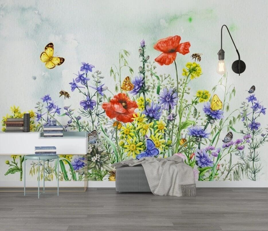 Tall stems in grass — interior 1