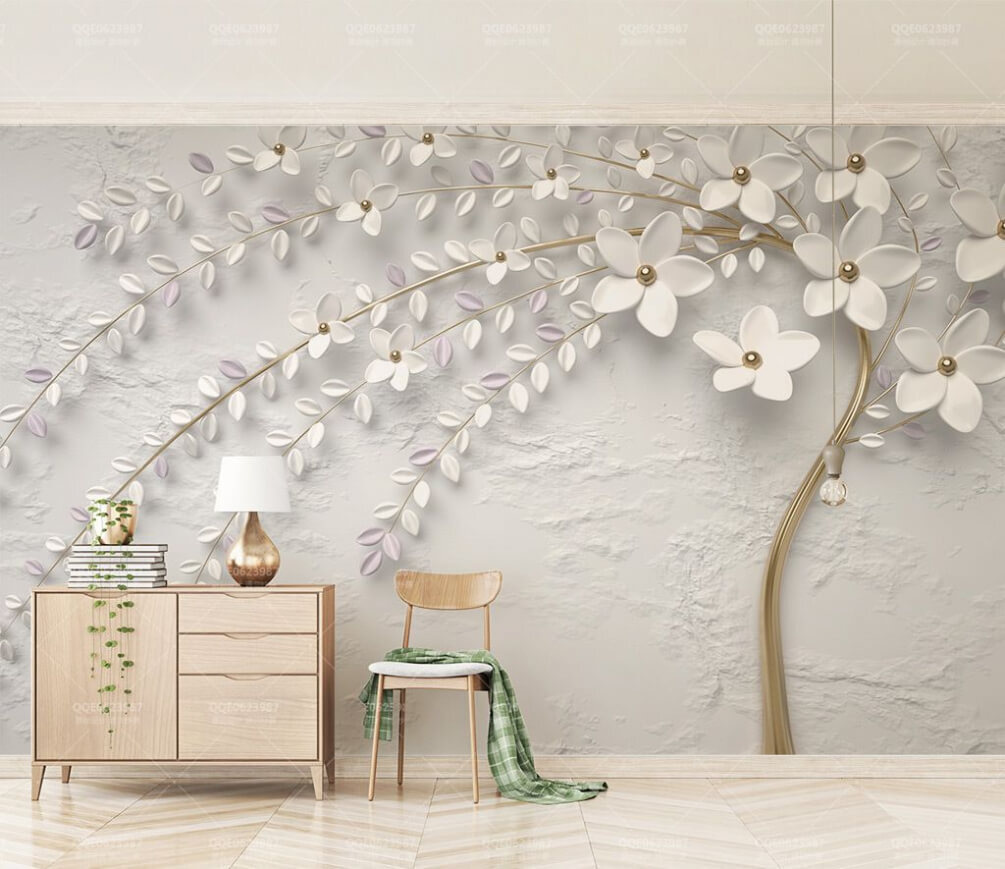 Ornamental tree, fine branches — interior 1