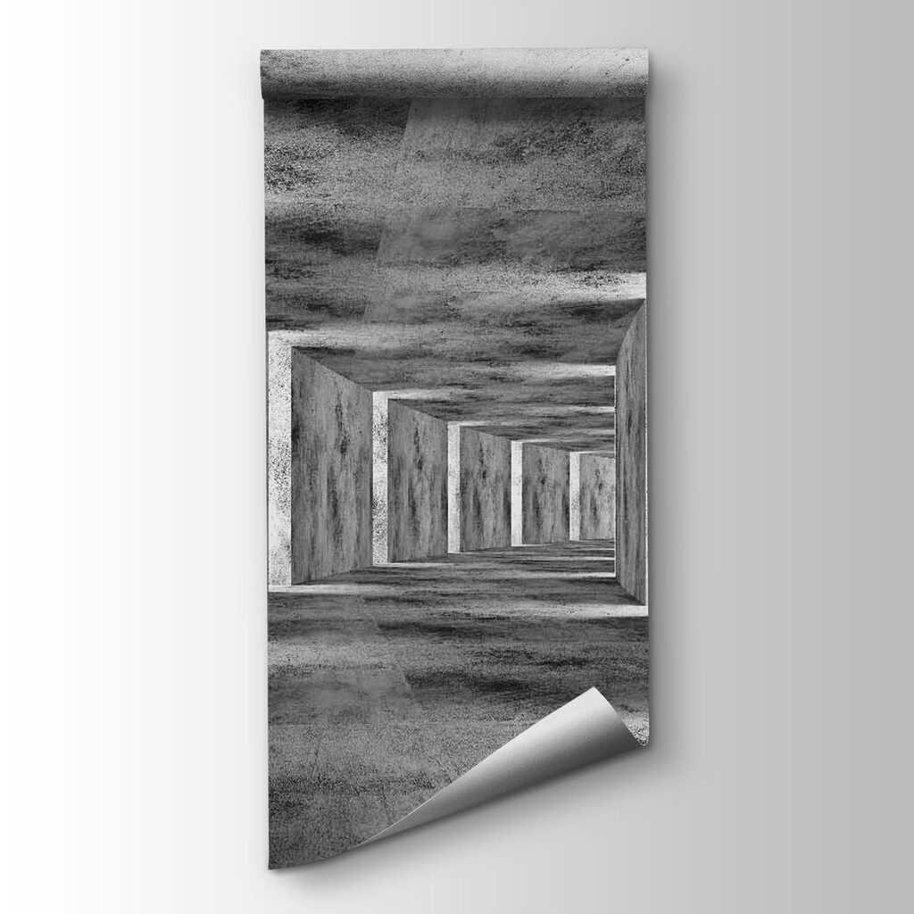 Square corridor in grey — product view