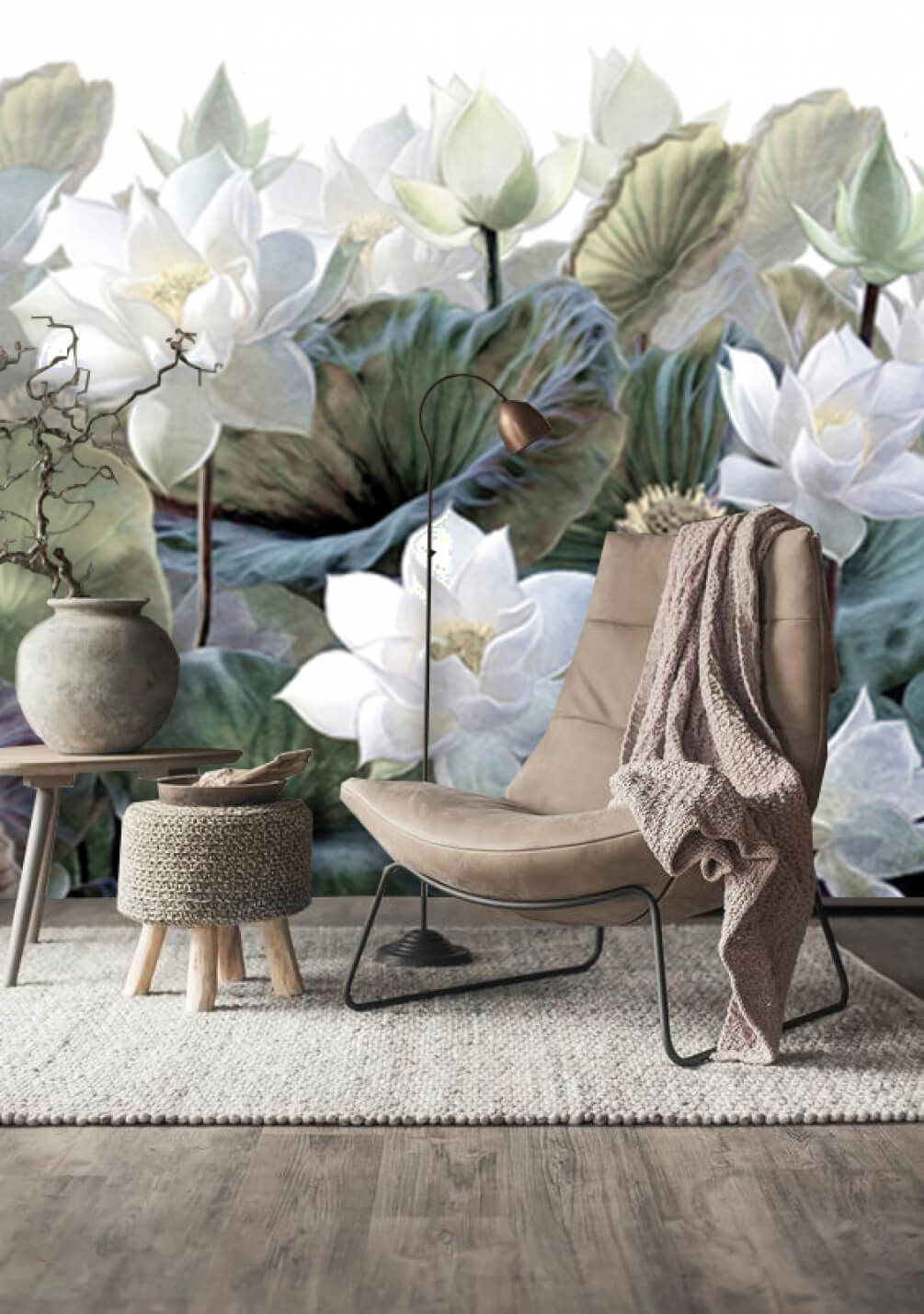 Lotus Pond in an interior