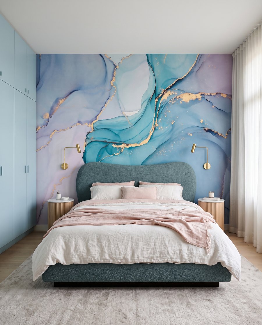 Watercolour Mineral Veins — interior 2
