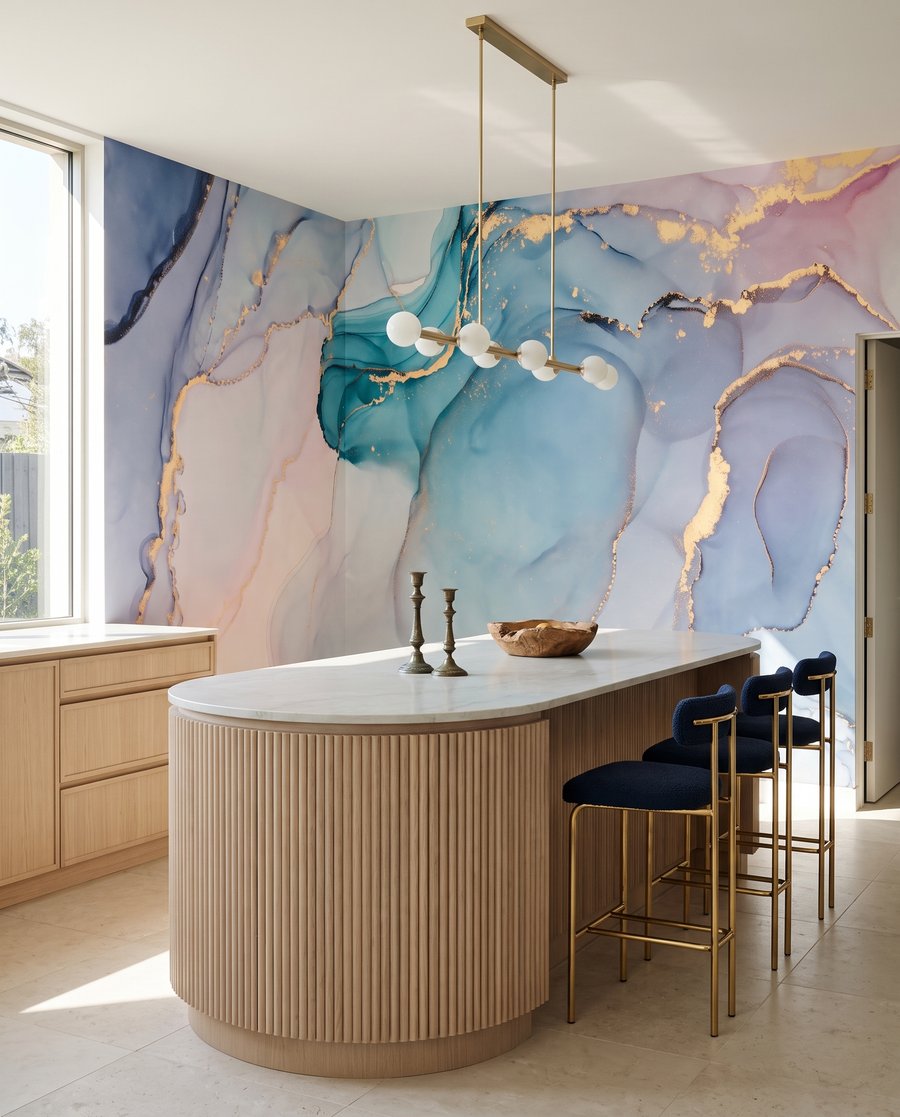 Watercolour Mineral Veins — interior 6