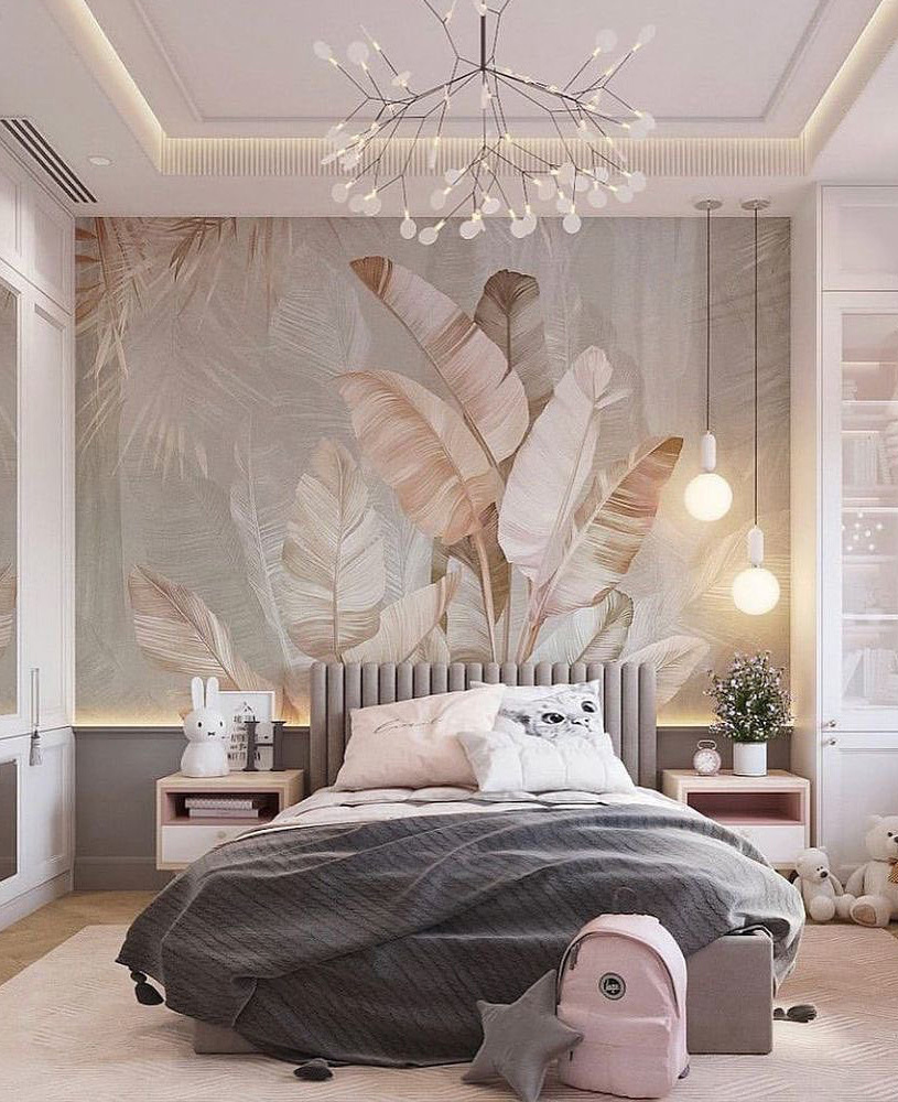 Tropical Watercolour in an interior