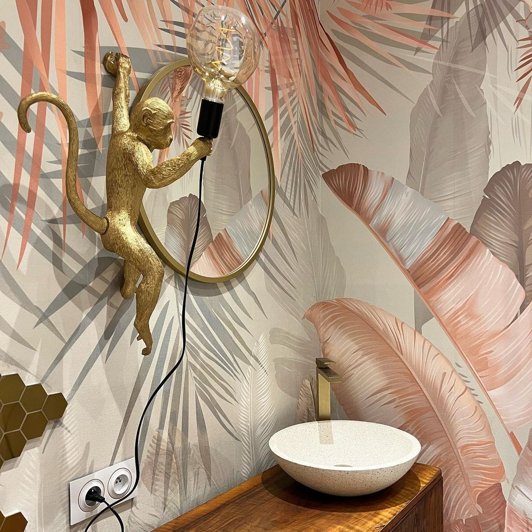 Tropical Watercolour in an interior
