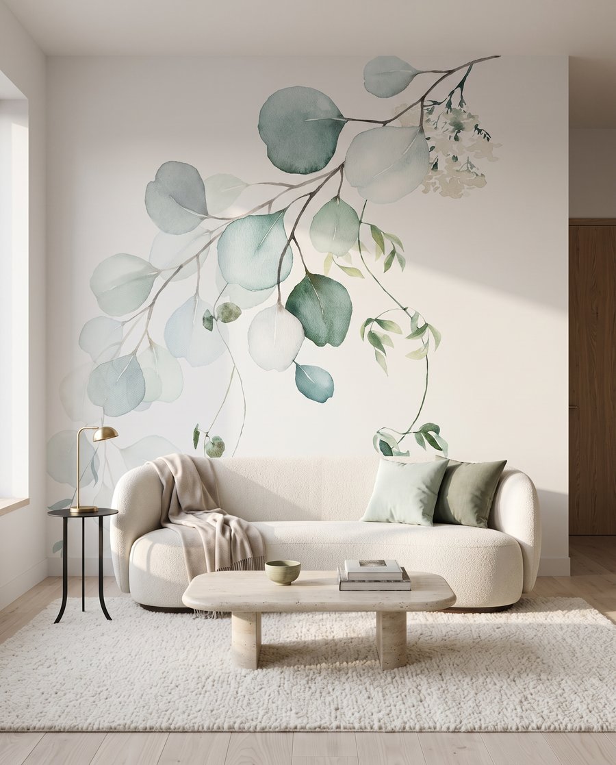 Eucalyptus Garland in an interior