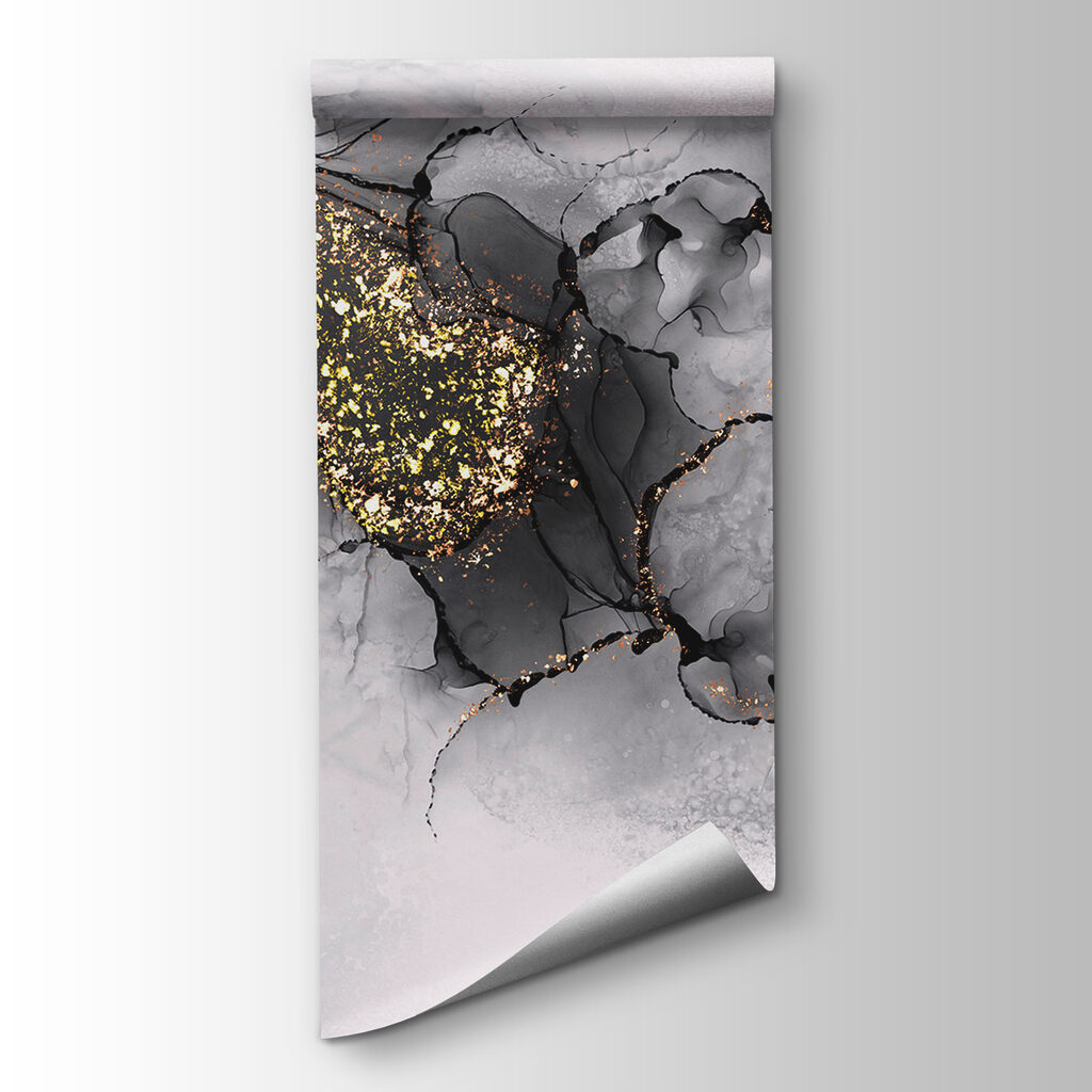 Grey clouds, gold flecks — product view