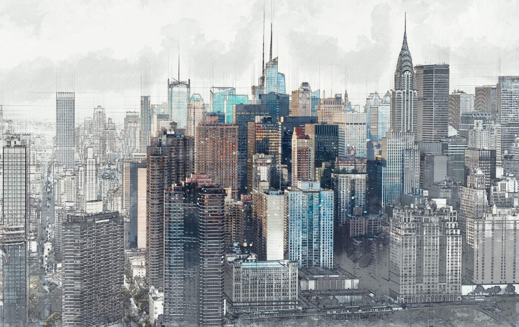 Painted Manhattan — full design
